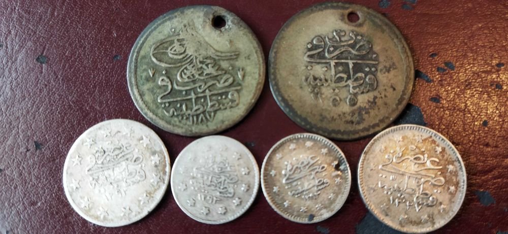 Стари сребърни туски монети