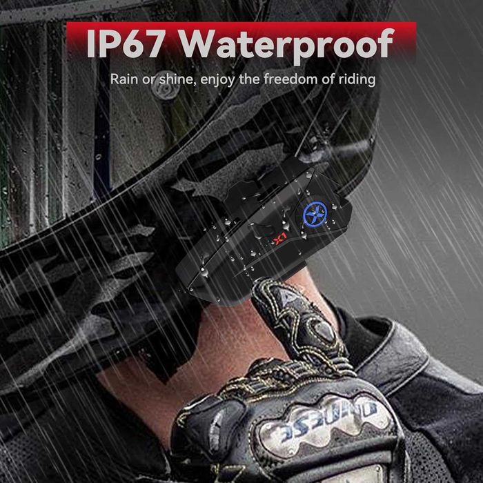 Интерком XGP X1 Bluetooth слушалки с асистент, 40 мм високоговорители