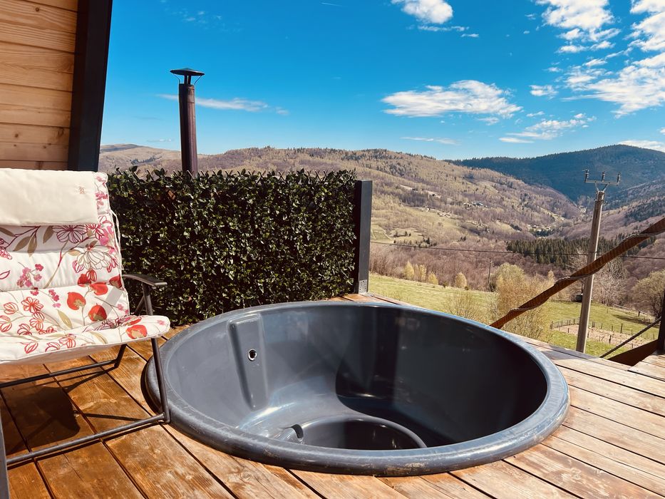 A-typic Nature-cabana tip A cu ciubăr de inchiriat in Rachitele, Cluj