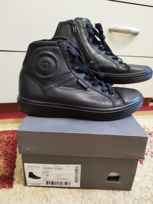 Ботинки ECCO для девочки, 34 размер