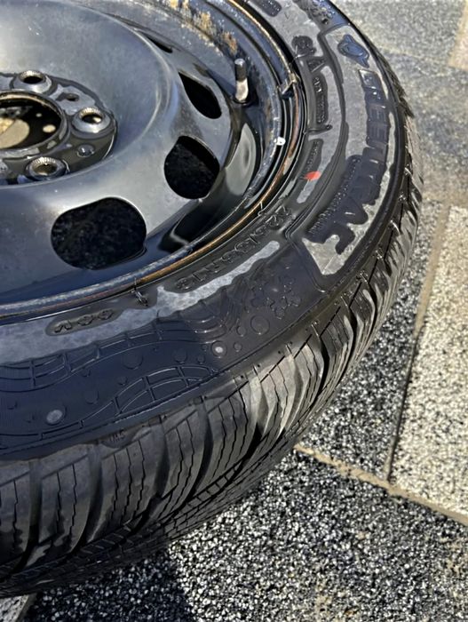 Jante tablă BMW 5X120 și Cauciucuri M/S 205 55 16 și 225 55 R16
