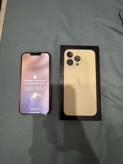 Продавам iPhone 13 Pro в златист цвят