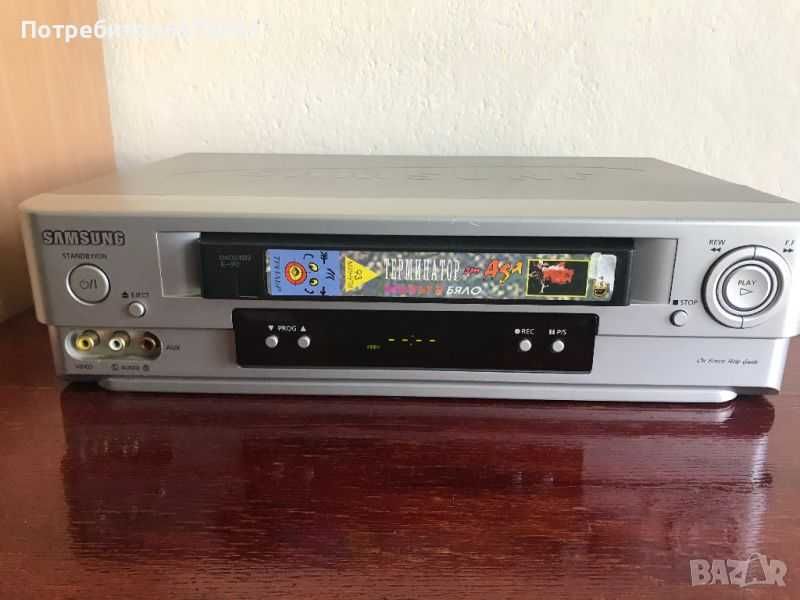 Видео рекордер Samsung с 6 глави VHS + подарък 5 касети