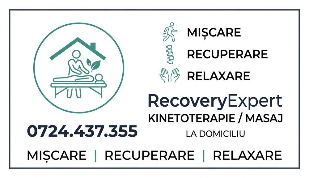 Kinetoterapie si Masaj la domiciliu.