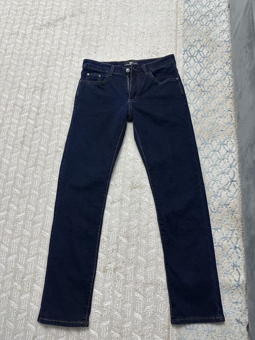 Джинсы синие прямые