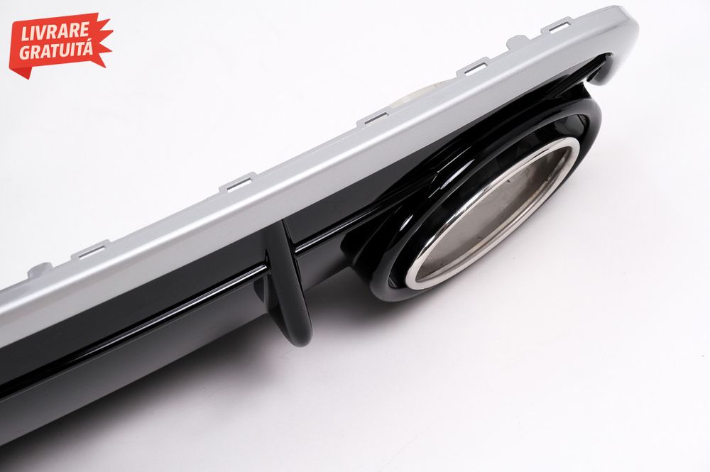 Difuzor Bara Spate Evacuare Dubla Audi Q7 4M (2015-2019) Bara S-Line