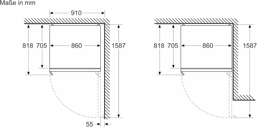 Нов инверторен хладилник с фризер 186×86 Bosch KGP86AXB0N Total NoFrost  621 литра