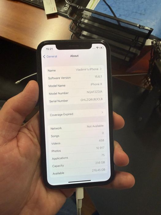 Iphone X / 256 GB / 86% батерия