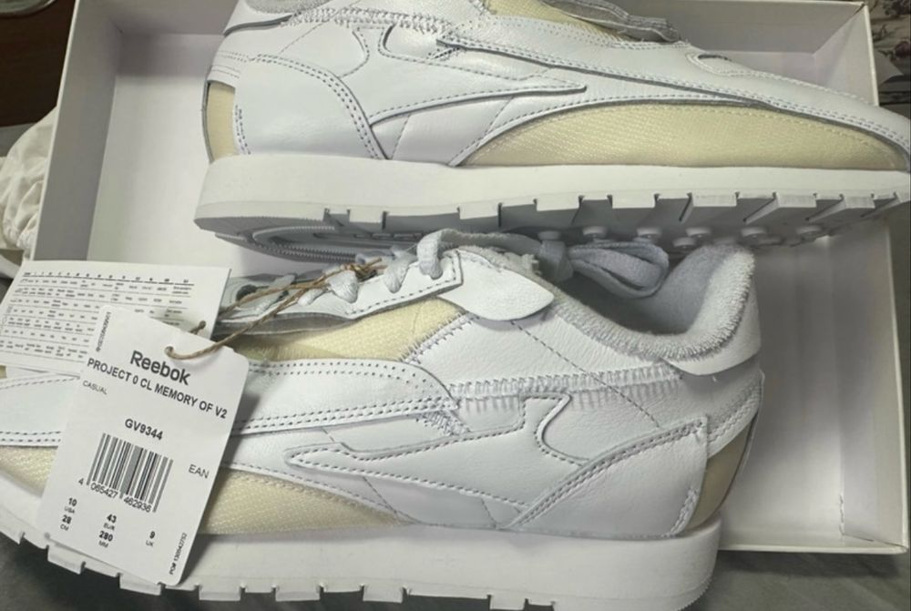 Maison Margiela x Reebok Classic Leather Memory Of V2 White