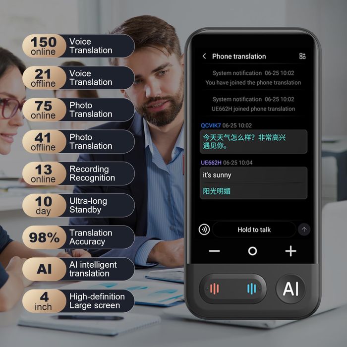 Traducator inteligent multifunctional in 150 de limbi