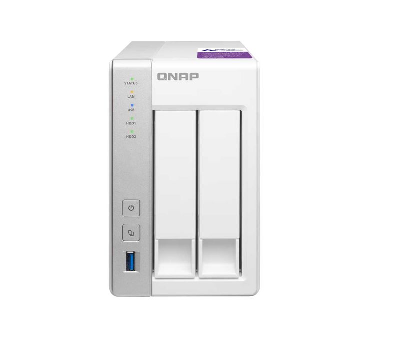 NAS QNAP TS-231P, Dual-Core 1.70GHz, 1GB DDR3, 2-bay