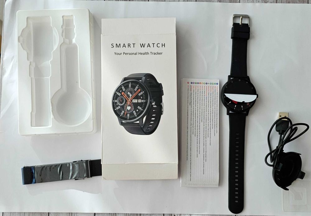 Smartwatch S88, apelare și preluare apel + CADOU  curea metalică