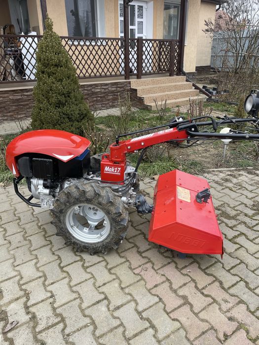 Motocultor Nibbi Mak 17 profesional , diesei , pornire la cheie,