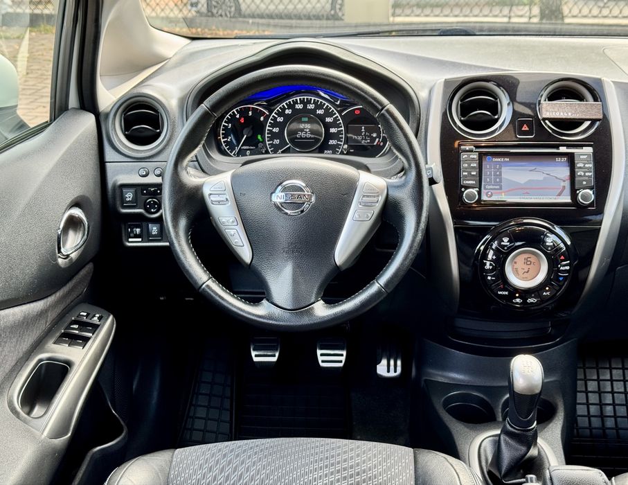 Nissan Note 1.5 dCi Alb Perlat, Piele, Camere 360