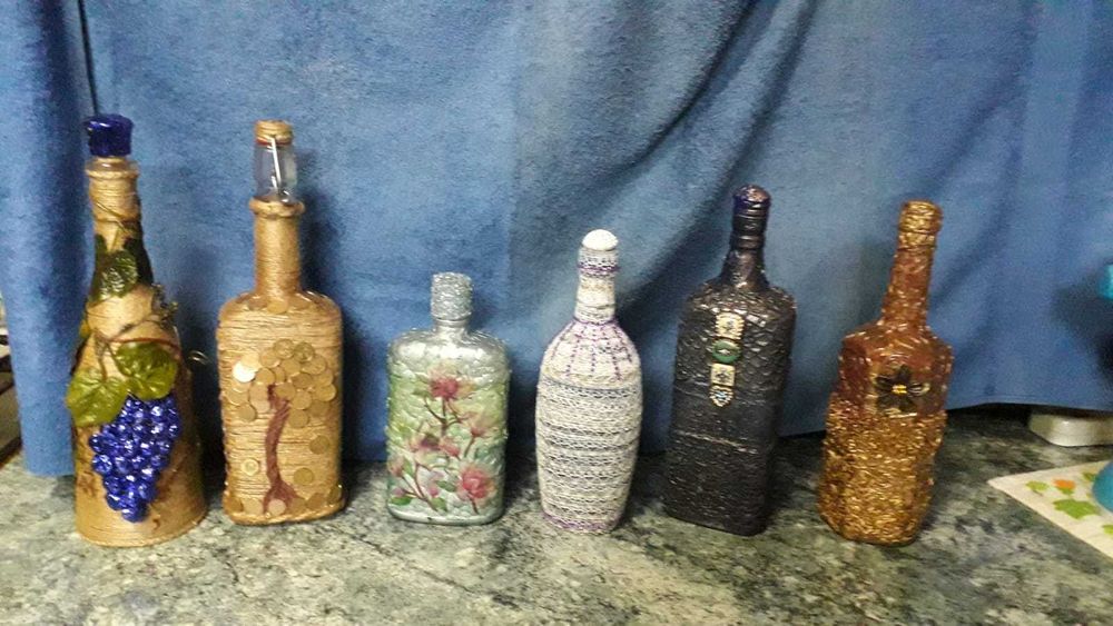 Бутылочки подарочные с дизайном