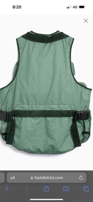 Stone island mint utility vest