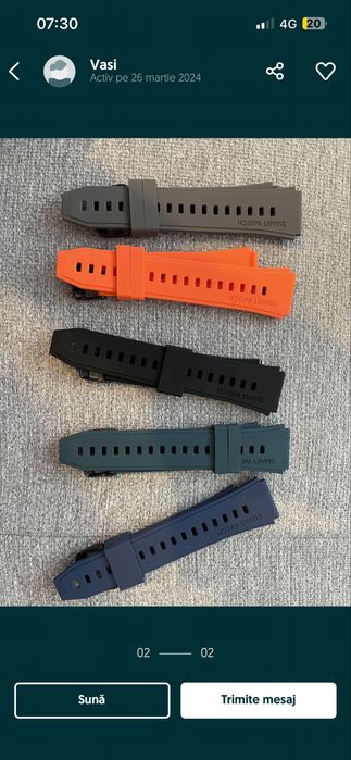 Curea din silicon pentru Huawei GT2 Pro, GT3 Pro