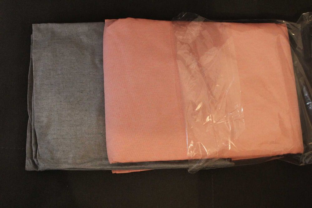 Двоен спален комплект ( 100% памук) долен чаршаф с ластик.