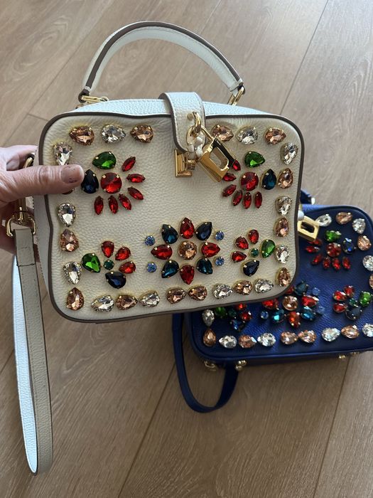 Geantă Dolce & Gabbana din piele  cu pietre- statement