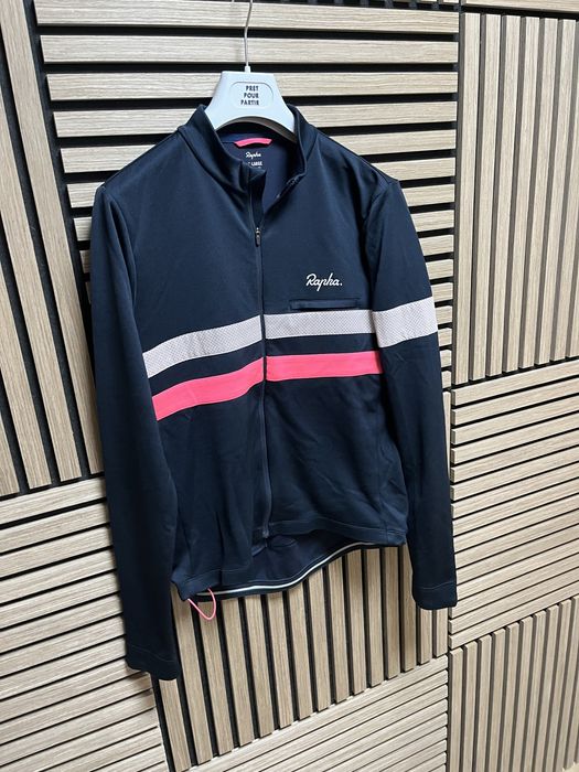 RAPHA Long Sleeve Brevet Jersey : Вело джърси размер Л / Оригинал