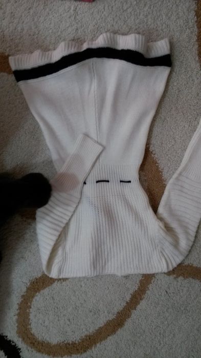 Вязаная туника с завясками