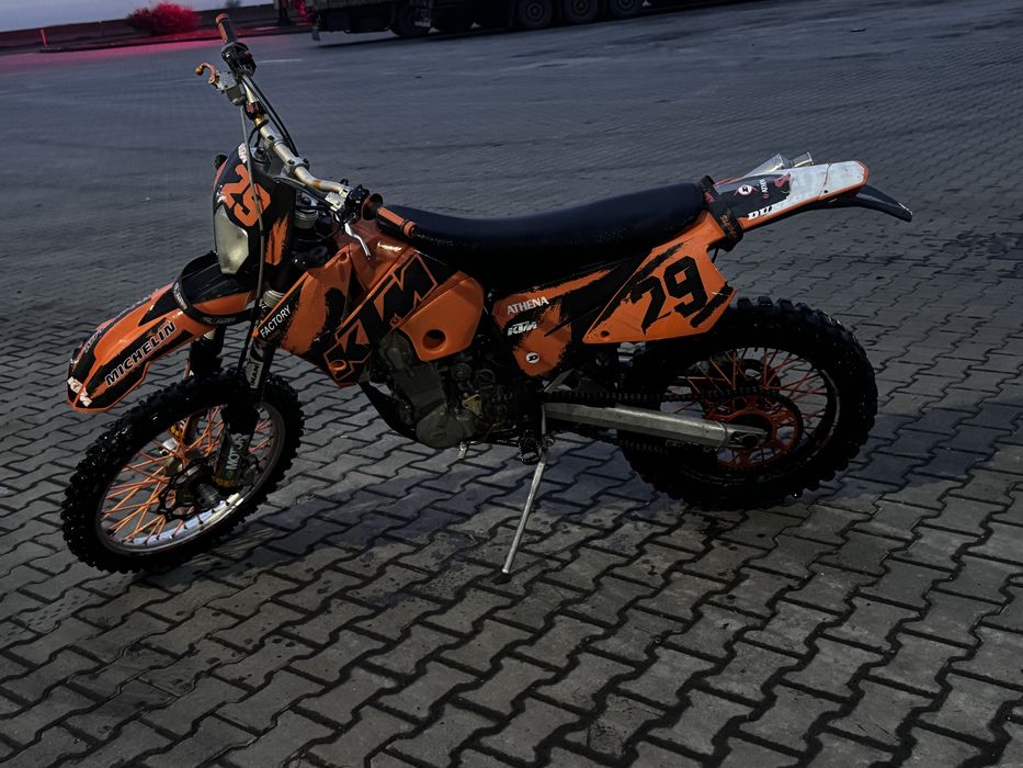 Vand ktm 525 exc cu acte si fiscal!! Sau schimb cu ceva de strada..