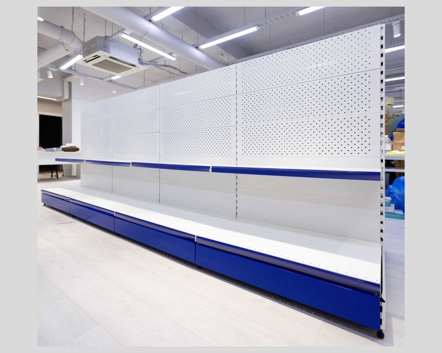 Стеллаж металлический сборный, полка стеллаж, полка металлическая tats