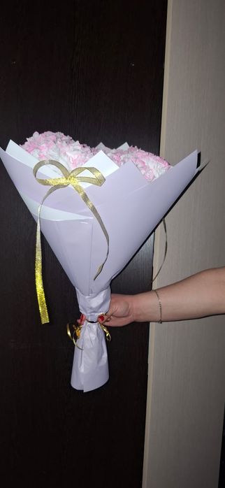 Букеты из салфеток