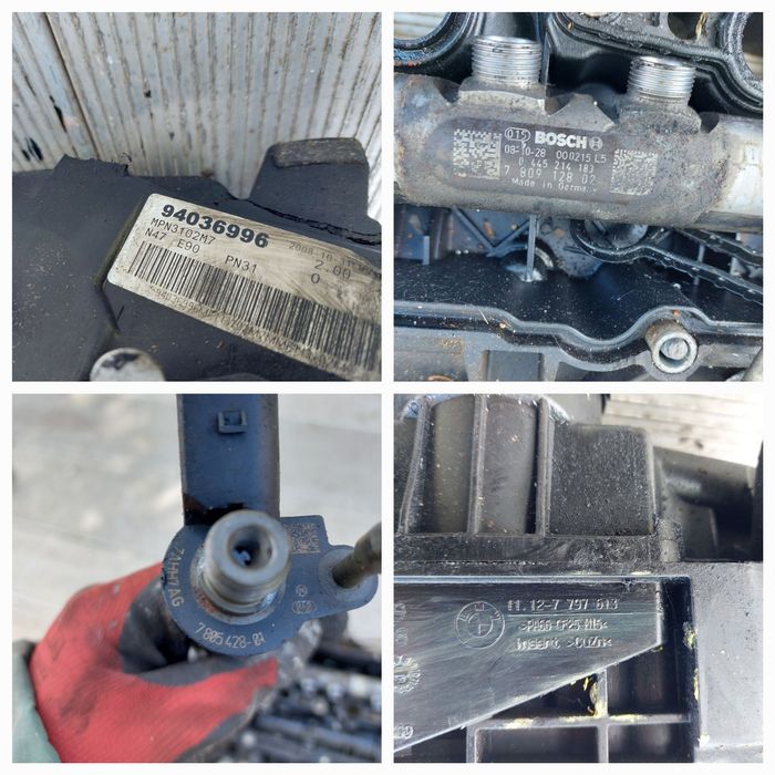 motor N47D20C chiuloasa condensator pompa injectie punte bmw 3 e90 lci