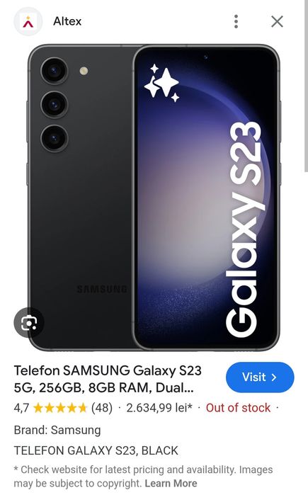 Samsung Galaxy S23 / 256GB