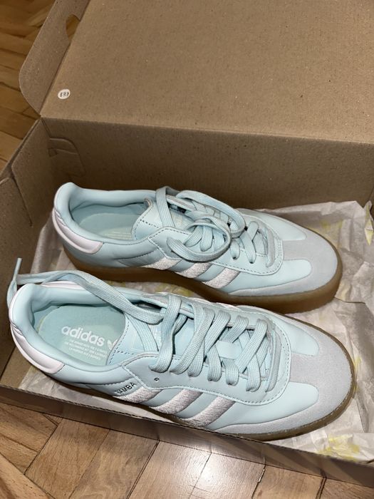Adidas Originals SAMBA noi, turcoaz deschis