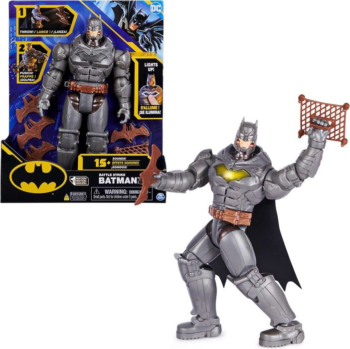 Екшън фигура Spin Master DC Comics Batman Battle Strike батман 30 см