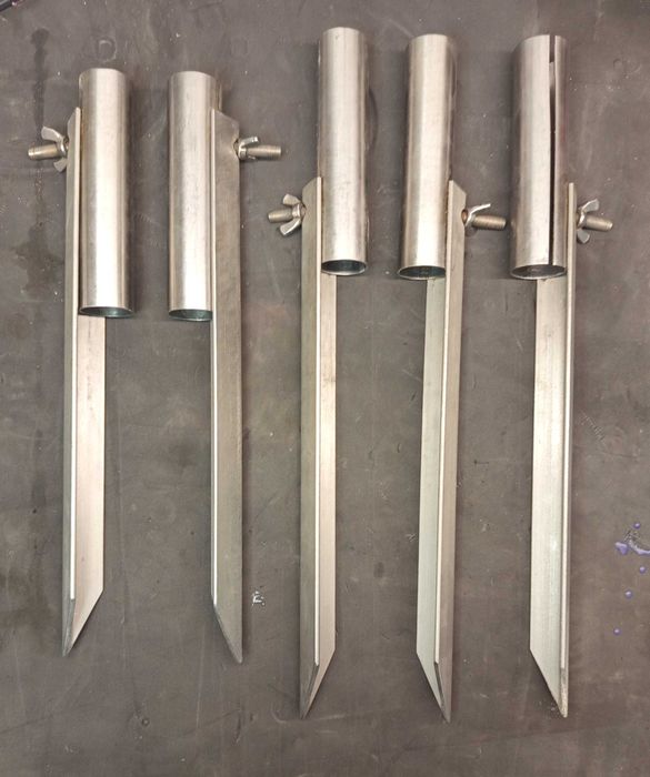 Неръждаеми стойки за въдици