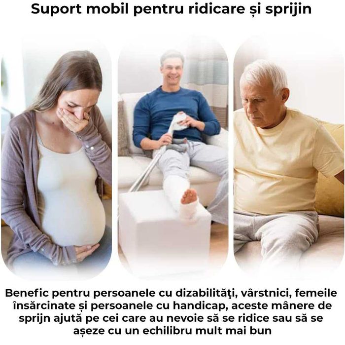 Cadru sprijin pentru vasul de toaleta persoane cu mobilitate scazuta
