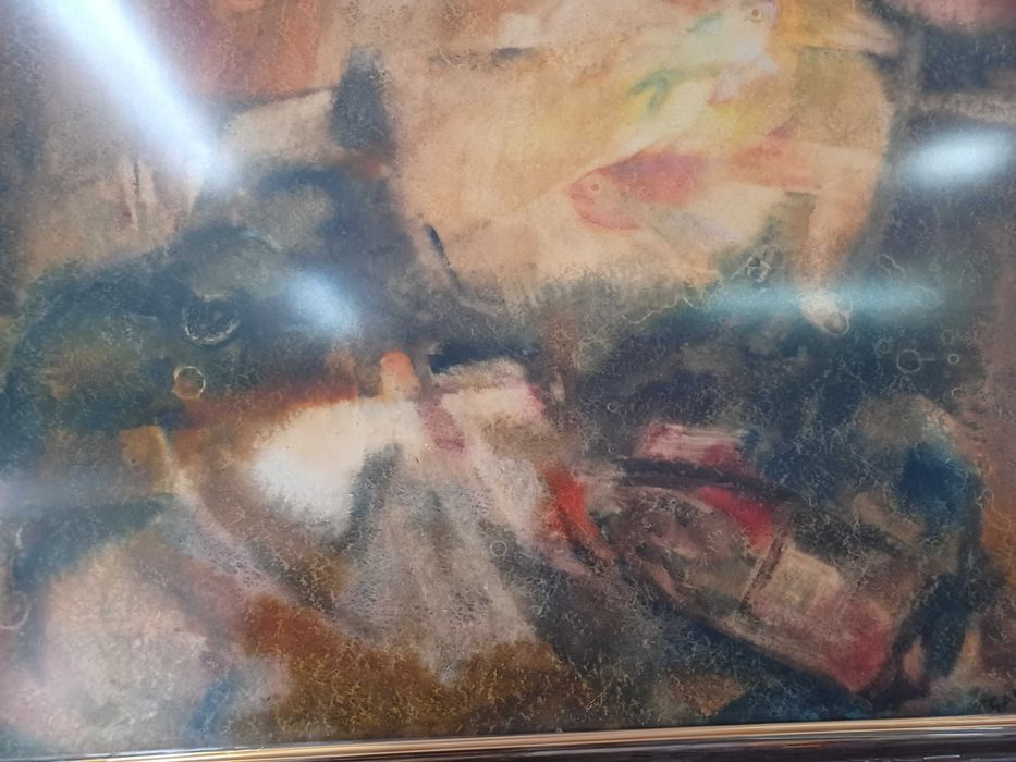 картина акварел от Дамян Заберски,рисувана през 60-те години на 20век.