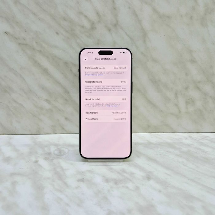 iPhone 15 Pro Max 256GB 80% Baterie Zeus Amanet Militari 37333