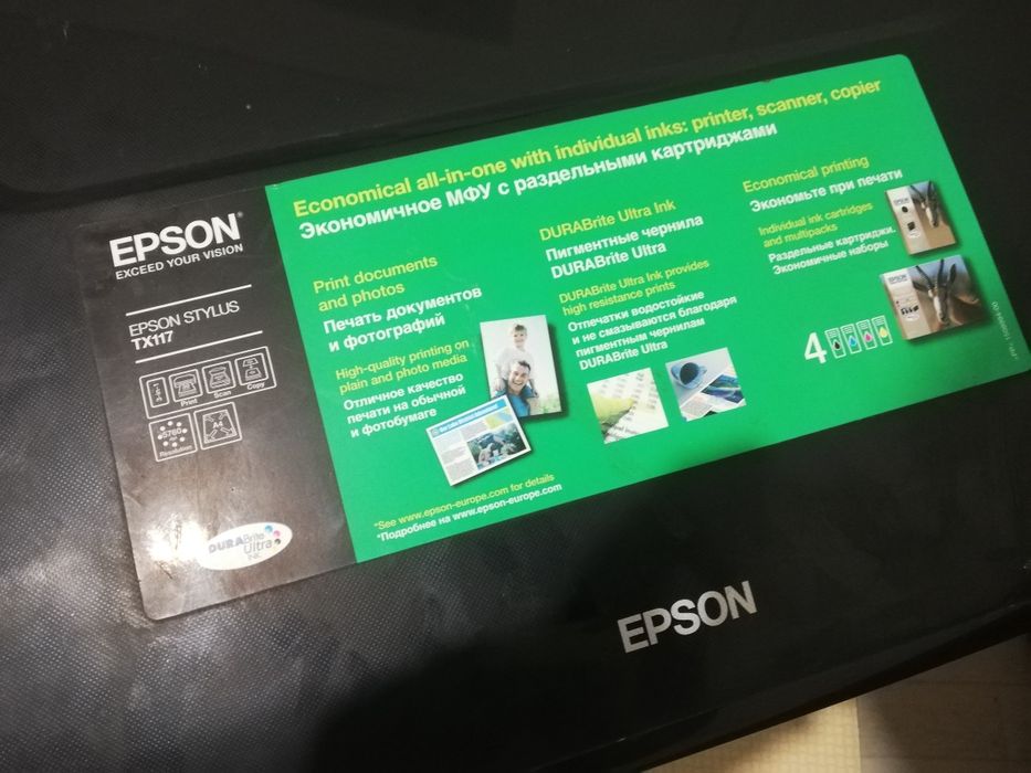 Принтер модель Epson TX117 продаю принтер на запчасти