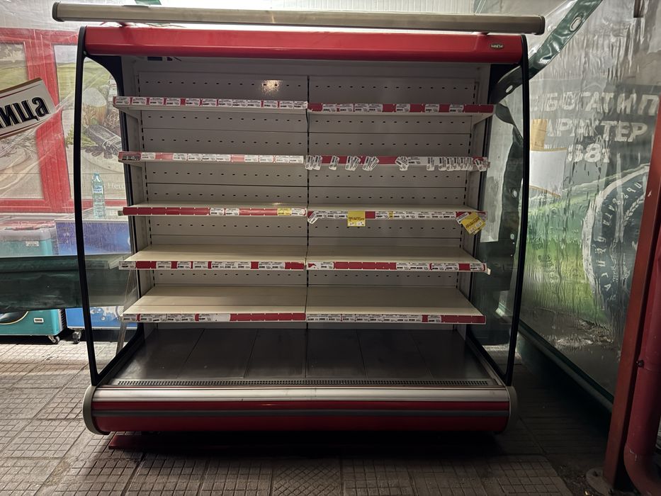 Професионална хладилна витрина Наги + агрегат | За магазин / месарница