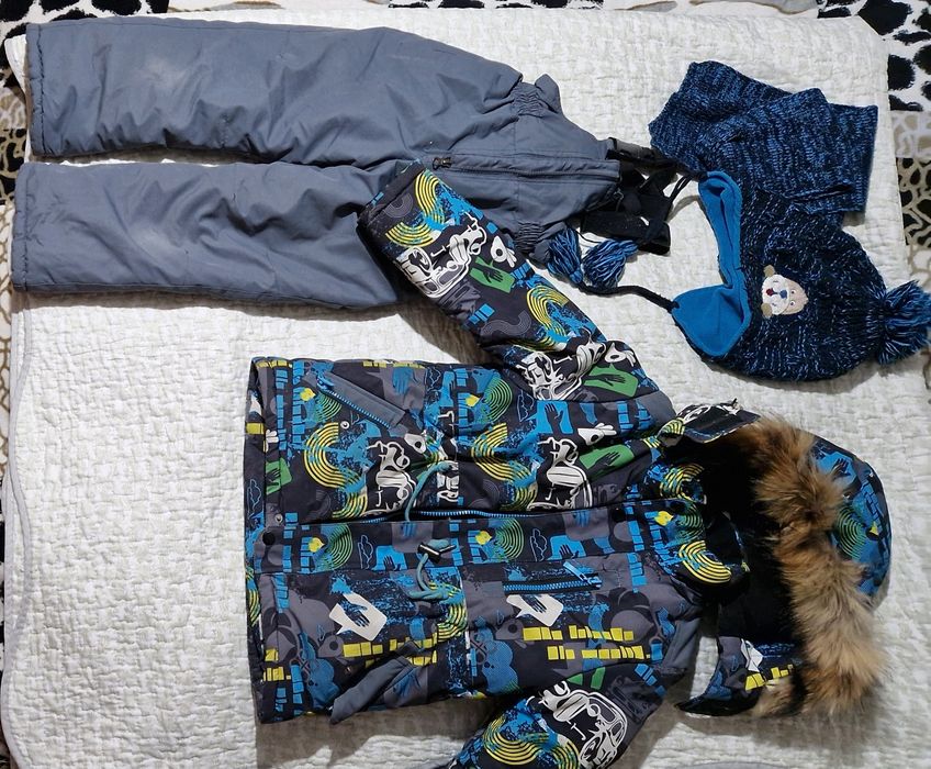 Детская куртка со штанами Зима