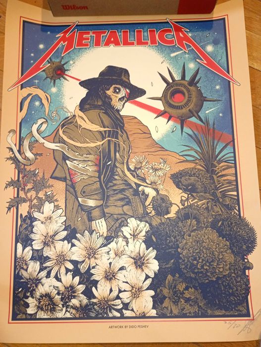 Оригинален лимитиран плакат METALLICA – №35/70