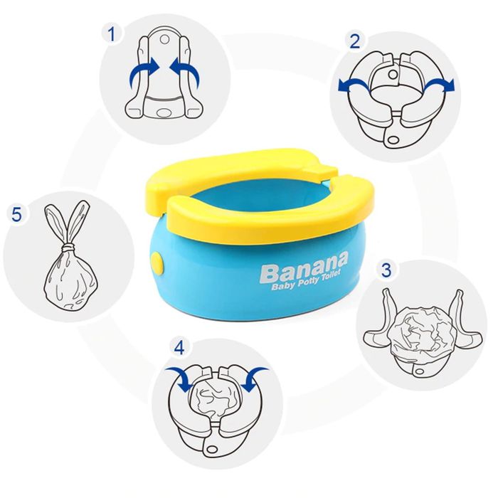 Горшок детский дорожный  Kids Portable Toilet Training Baby