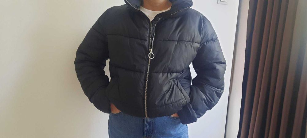 Черно дамско яке