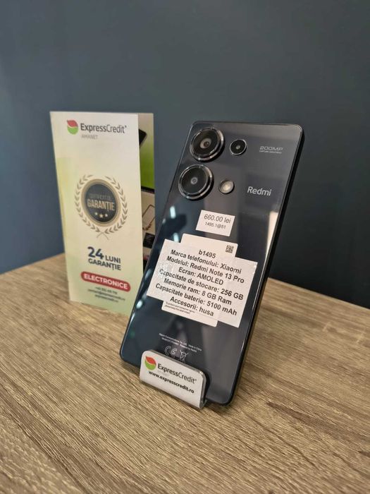 (AG51) Xiaomi Redmi Note 13 Pro b1495 - Garantie 2 ani!