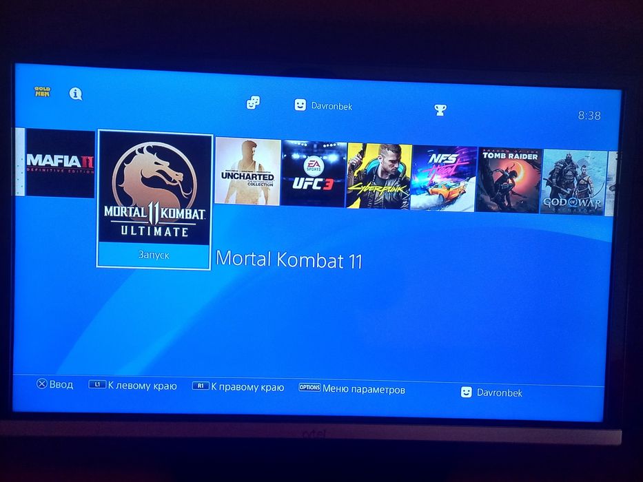 PS4 slim holati ideal tiniq o'yinlar yozilgan plombasi bor 1 djoystik