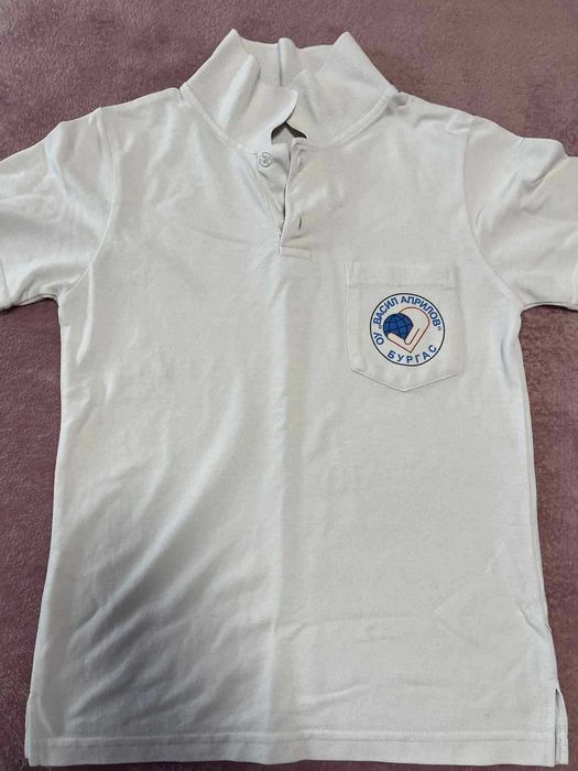 Тениска с къс и дълъг ръкав с лого "Васил Априлов" гр. Бургас