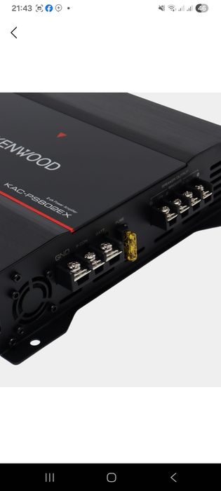 Авто усилитель Kenwood 500W и Сабвуфер 1200W