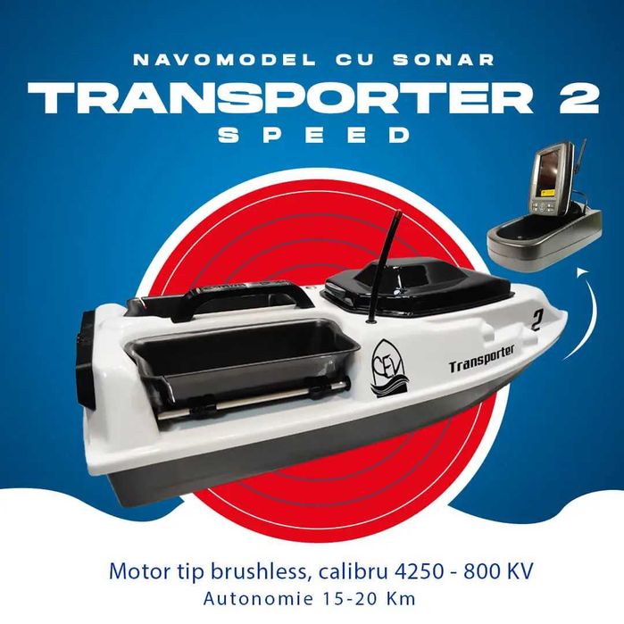 Navomodel plantat cu sonar Toslon TF520 - Transporter 2 SPEED