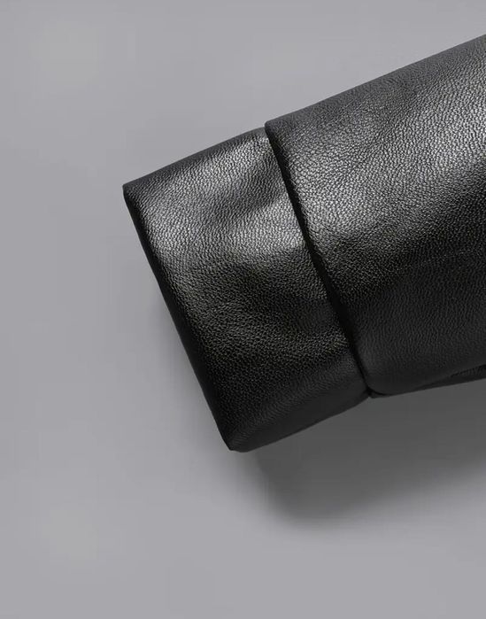 Кожено яке и шапка за момиченце