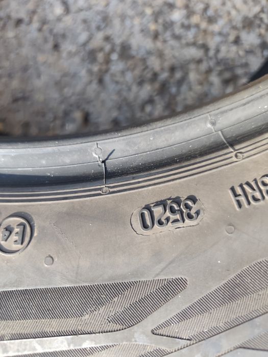 225/55/17" 2бр Continental eco contact 6,dot3520,6mm