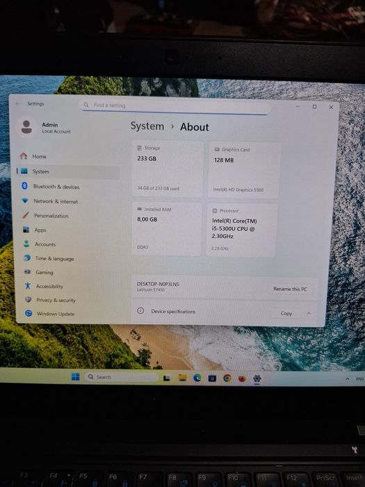 Laptop dell i5-5300U